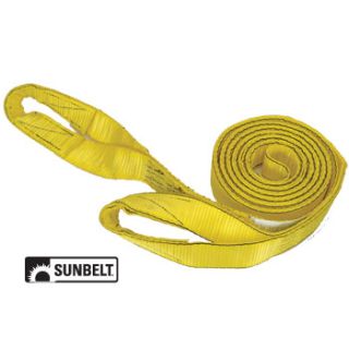 B1151520 - Pro Grip Tow Strap, 20' X 2" With Loops, Nylon