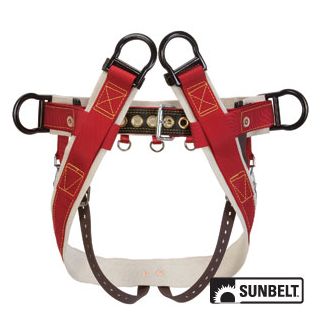 B1AB0801010S - Saddle, Weaver, 4-Dee Single Thick Cotton, 1 Neoprene Straps