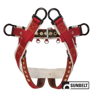 B1AB0801034M - Saddle, Weaver, 4-Dee Single Thick Cotton, 2 Nylon Straps, M