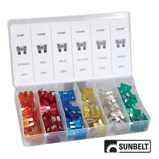 B1AC94 - ATC Fuse Assortment, 120 pieces