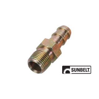 B1SB1345 - Fuel Line Fitting, Straight, 1/8 pt. - 1/4 Nipple