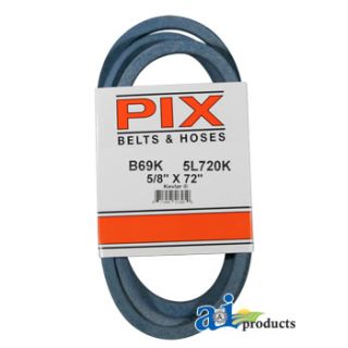 B69K - Kevlar Blue V-Belt (5/8" X 72" )