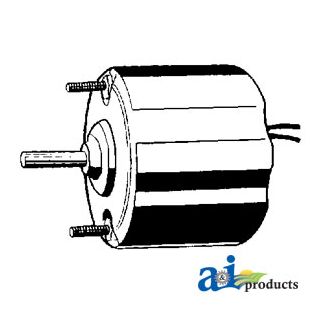 BM333845 - Blower Motor - Condenser (12V, 1/4 X 1 1/2 Shaft, Rev