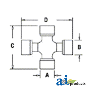 BP412060004 - Cross & Bearing Kit (CV)