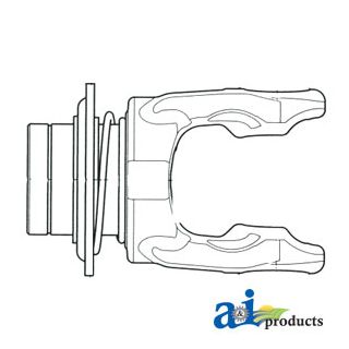 BP5720C0355 - Tractor Yoke, Splined 1 3/8 - 6 Spline - Ball Colla