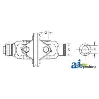 BP7G56050R07 - Complete CV Joint, INNER Tube, 650 CV Series, Size
