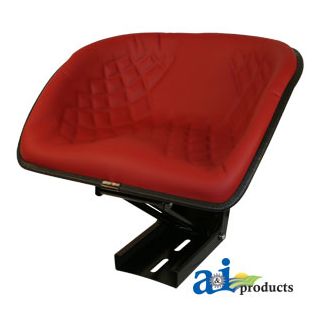 BS100RD - Bucket Style Seat, RED FRAME