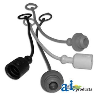 C211018 - Dust Cap, 1/2", Yellow (10 pkg)