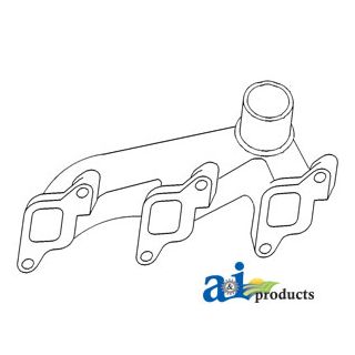 C5NE9430A - Manifold, Exhaust (Horizontal)