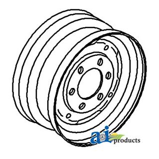 C5NN1015A - Rim, Front Wheel