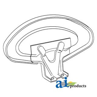 C5NN16312AA - Fender w/ Bracket (RH/LH)