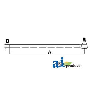 C5NN3278A - Tie Rod, Outer, Long (LH)