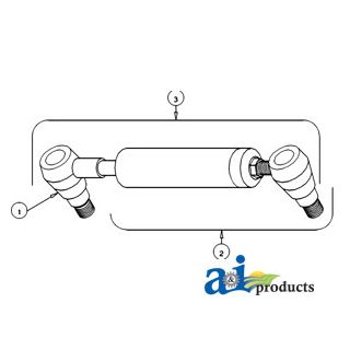 C5NN3A739KIT - Universal PS Cylinder Kit, RH/LH (Ref. 3)