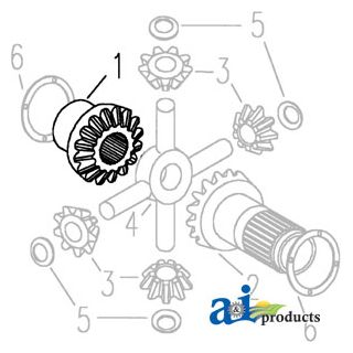 C5NN4236A - Gear, Diff. Side