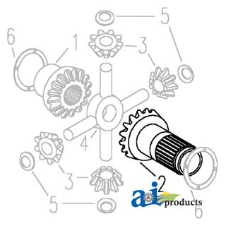 C5NN4239A - Gear, Differential Side