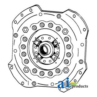 C5NN7563AD - Pressure Plate: 13", pressed steel, w/ release plate