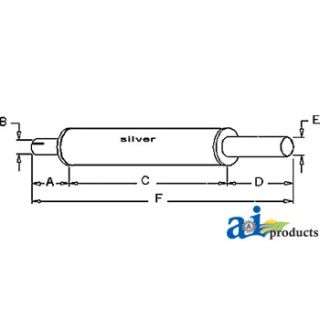 C7NN5230AC - Muffler