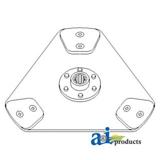 C7NN7550AC - Trans Disc: 11", ceramic, 3-button, rigid, solid