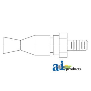 C9NN8B151B - Stud, Grille Mounting