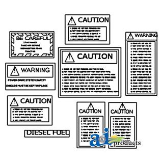 CAUKIT - Decal Set, Universal Caution