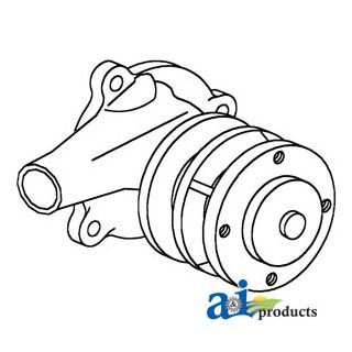 CDPN8501A - Pump, Water w/ Pulley