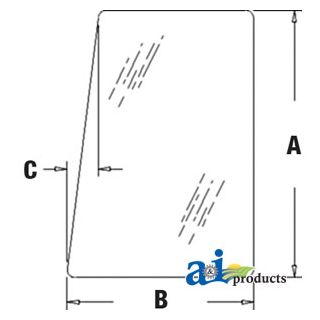 CG6123 - Glass, Rear, Side (RH/H)