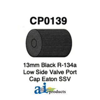 CP0139 - 13mm Black R-143a Low Side Valve Port Cap Eaton Ssv 5 Pack