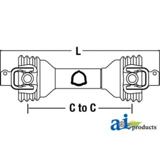 CS42511 - Driveline; W/ 1 3/8" 6 Spline Qd Yokes