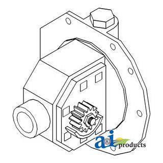 D0NN600F - Pump, Hydraulic (Mounts in Transmission Housing)