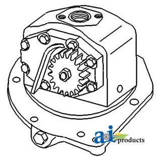 D0NN600G - Pump, Hydraulic (Mounts in Transmission Housing)