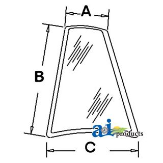 D126205 - Glass, Rear, Quarter (LH)