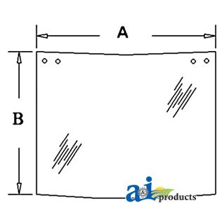 D129967 - Glass, Rear, Upper