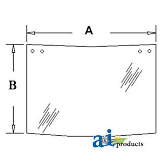 D129968 - Glass, Rear, Center