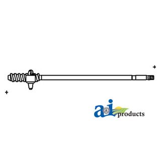 D2NN3A710D - Steering Shaft & Nut