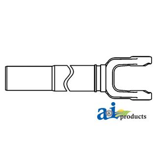 D351148 - Yoke, Tube & Sleeve Assembly 1 3/16" Square