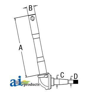 D4NN3106A - Spindle (LH)