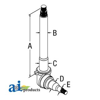D5NN3105C - Spindle (RH)