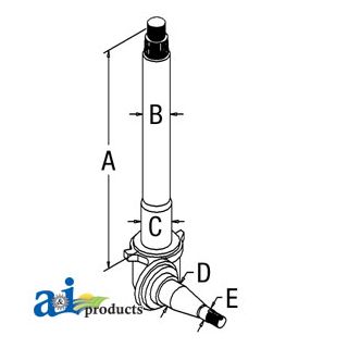 D5NN3105D - Spindle (RH)