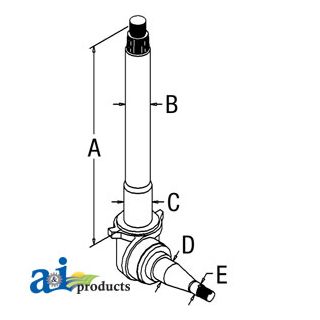 D5NN3105F - Spindle (RH)