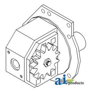 D5NN600C - Pump, Hydraulic (Mounts in Transmission Housing)