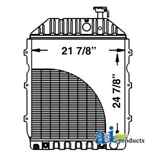 D5NN8005P - Radiator w/ Oil Cooler