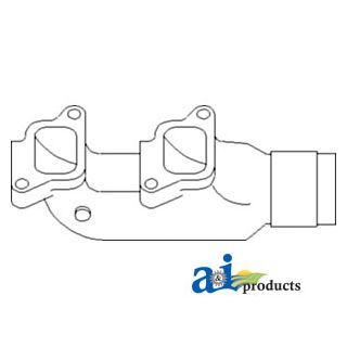 D5NN9431A - Manifold, Exhaust (Rear)