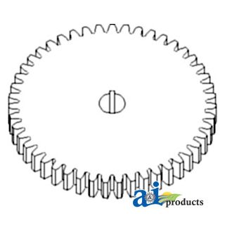 D6NN866A - Gear, Pump Drive; 47 Tooth