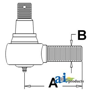D8NN3A302AA - End, Power Steering
