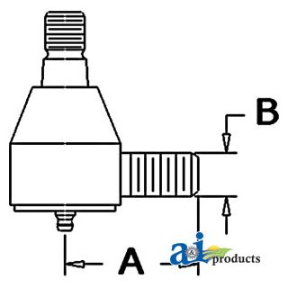 D8NN3A540BJM - Male Ball Joint