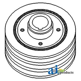D8Nn6316Ac - Pulley, Crankshaft Dampener