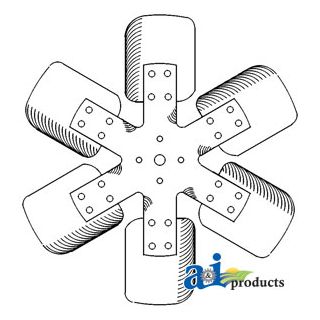 D9NN8600AA - Fan, 6 Blade