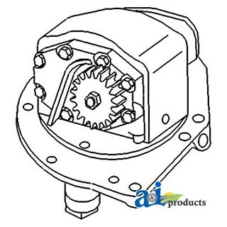 E0NN600AC - Pump, Hydraulic (Mounts in Transmission Housing)