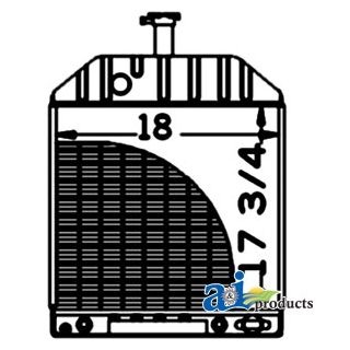 E0NN8005FA15L - Radiator w/ Oil Cooler