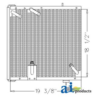 E1NN19N656BA15M - Cond./Oil Cooler Assy